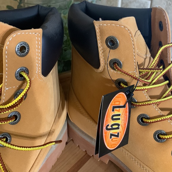 Lugz Mens Convoy Tan Work Boots New - Picture 10 of 12